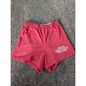 Soffe Jonas Brothers Tour 2008 Pink Athletic Shorts Womens Small Vintage Merch